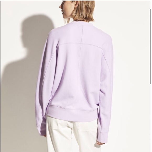 Vince French Terry Dolman Sleeve Pullover L - Picture 3 of 3